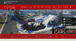 Desktop Screenshot of legacycarsinc.com